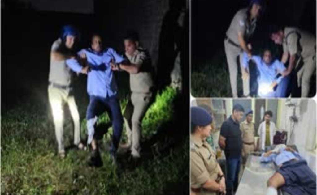 हरिद्वार में पुलिस और बदमाशों के बीच मुठभेड़, एक बदमाश के पैर में लगी गोली, अन्य फरार होने में कामयाब –